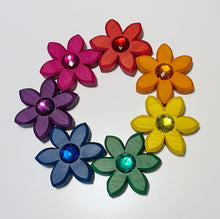 Load image into Gallery viewer, Classic Rainbow Gem Flowers