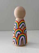 Load image into Gallery viewer, Pride fundraiser Peg Doll