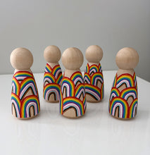 Load image into Gallery viewer, Pride fundraiser Peg Doll