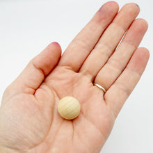 Load image into Gallery viewer, Mini Wooden Balls 36pcs Natural Unfinished DIY Set