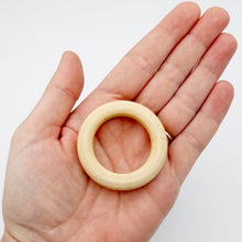 Load image into Gallery viewer, Natural Wooden Rings Sorting Set 24pcs DIY