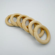Load image into Gallery viewer, Natural Wooden Rings Counting Set 36pcs DIY
