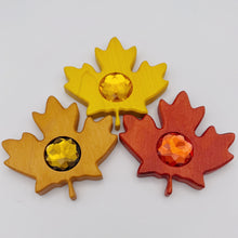 Load image into Gallery viewer, Gem Maple Leaf Trio