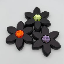 Load image into Gallery viewer, Halloween Gem Flower Trio