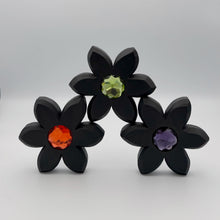 Load image into Gallery viewer, Halloween Gem Flower Trio