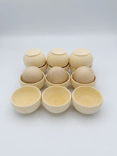 Load image into Gallery viewer, Natural Wooden Bowls and Balls Matching Game DIY