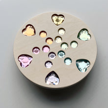 Load image into Gallery viewer, Heart Gem Spinners