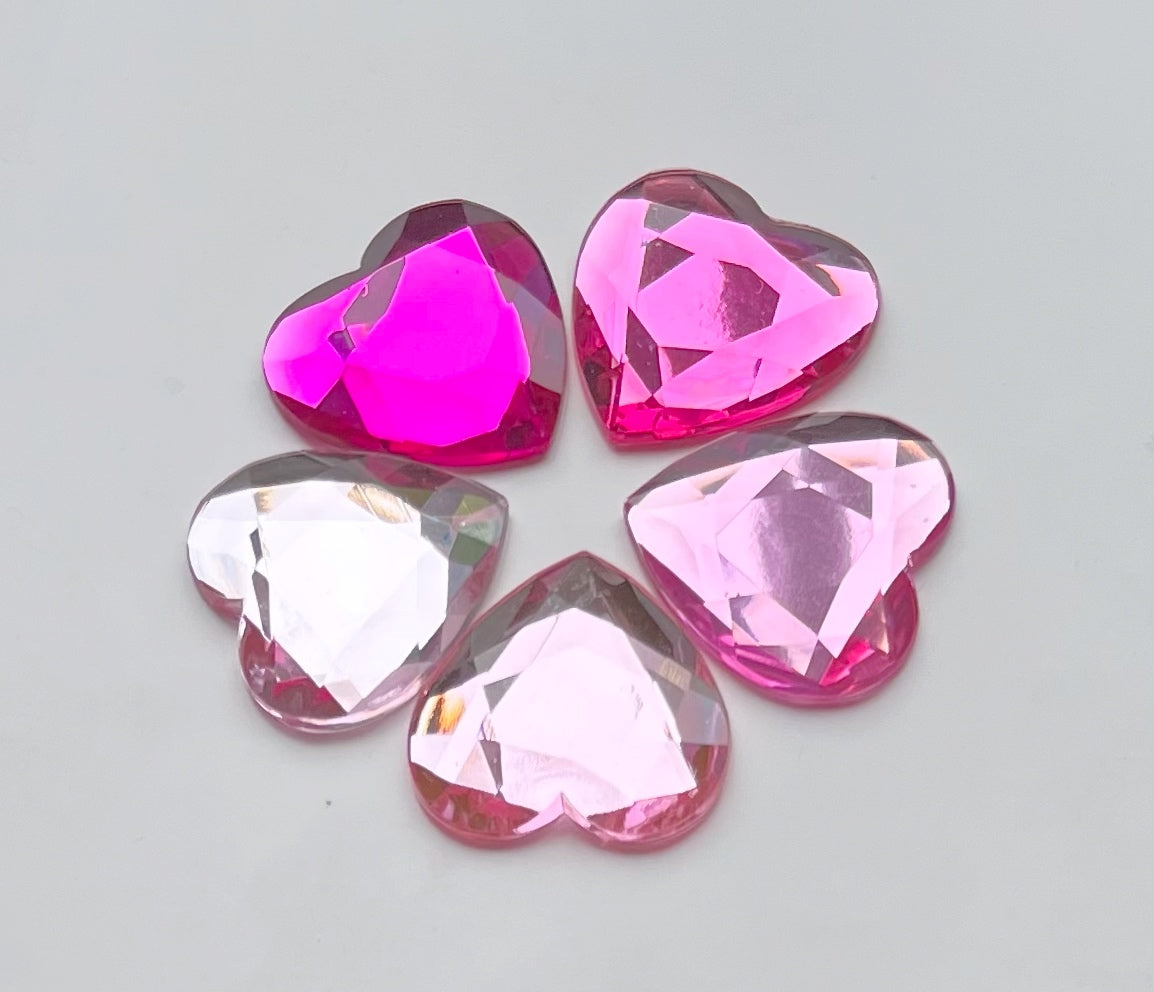 Shades of Pink heart gem play set – Fitzyboo