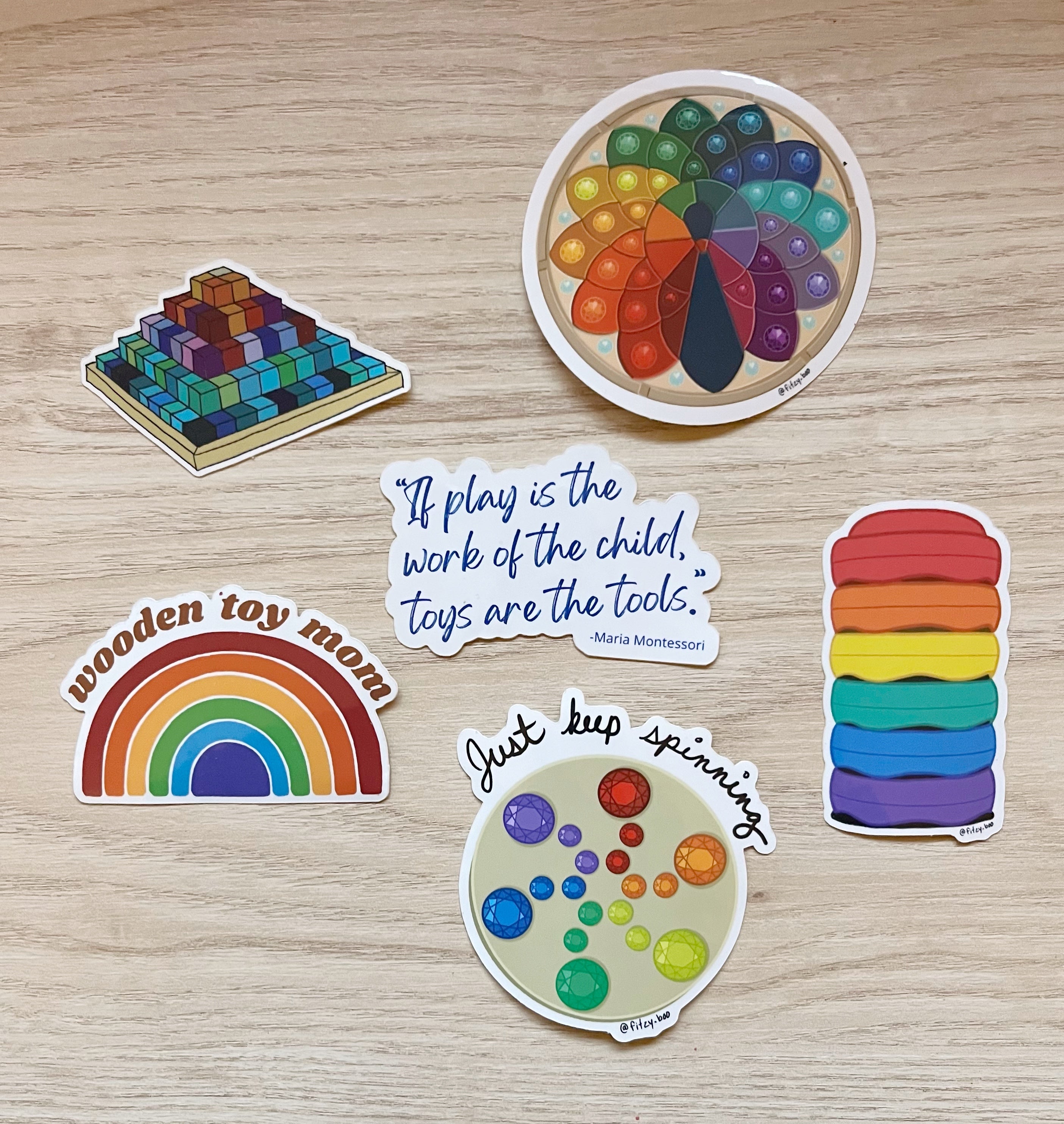 Vinyl Sticker 6-pack – Fitzyboo