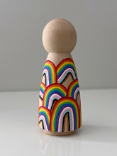 Load image into Gallery viewer, Pride fundraiser Peg Doll
