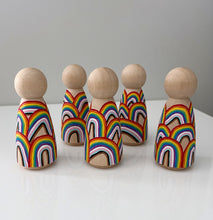Load image into Gallery viewer, Pride fundraiser Peg Doll
