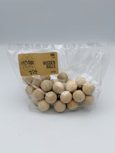 Load image into Gallery viewer, Mini Wooden Balls 36pcs Natural Unfinished DIY Set
