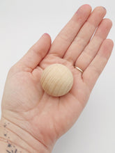 Load image into Gallery viewer, Small Wooden Balls 12pcs Unfinished DIY Set
