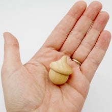 Load image into Gallery viewer, Natural Wooden Acorns 18pcs DIY Set
