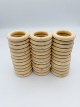 Load image into Gallery viewer, Natural Wooden Rings Counting Set 36pcs DIY
