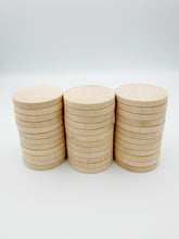 Load image into Gallery viewer, Natural Wooden Coins Counting Set 36pcs DIY
