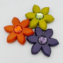Load image into Gallery viewer, Halloween Gem Flower Trio
