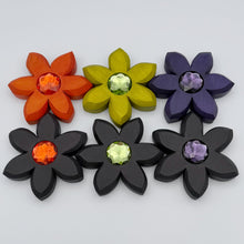 Load image into Gallery viewer, Halloween Gem Flower Trio
