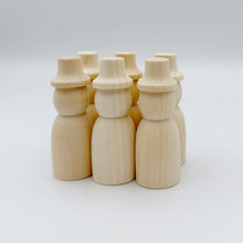 Load image into Gallery viewer, Wooden Peg Doll Wizards DIY

