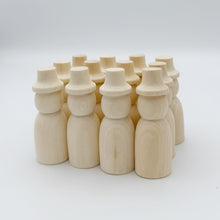 Load image into Gallery viewer, Wooden Peg Doll Wizards DIY
