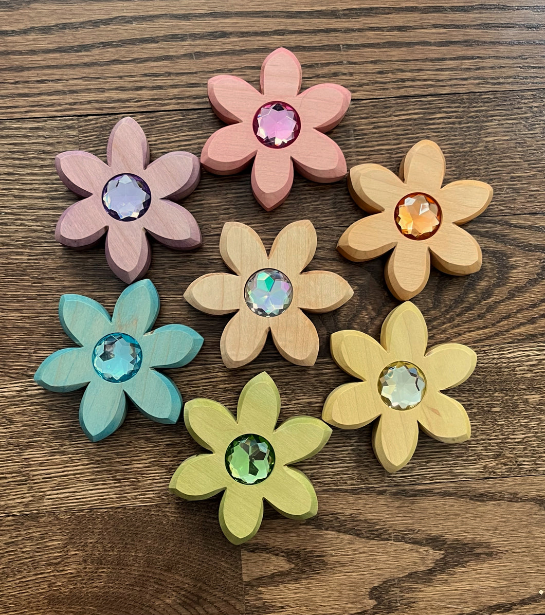 Pastel Rainbow Gem Flowers