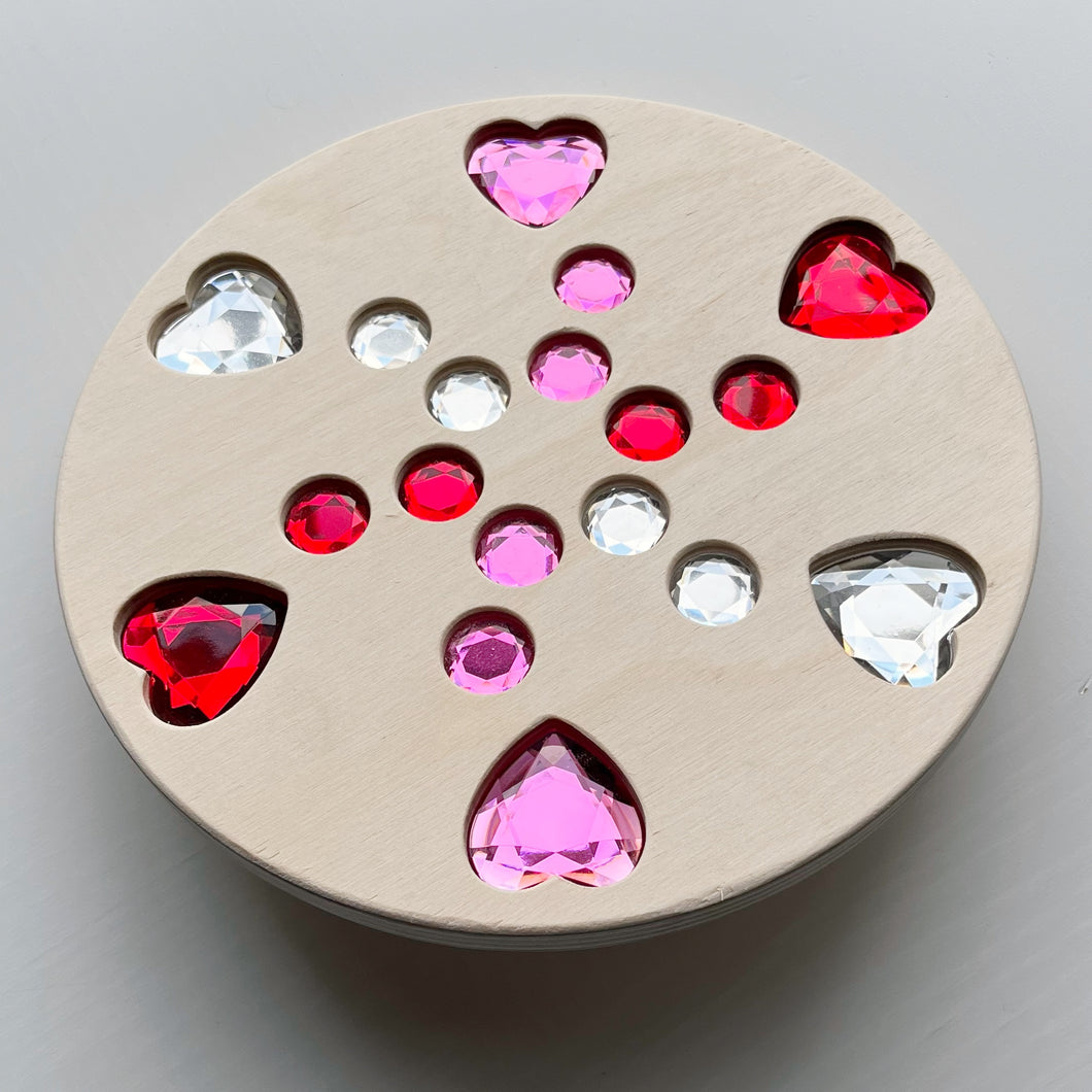 Heart Gem Spinners