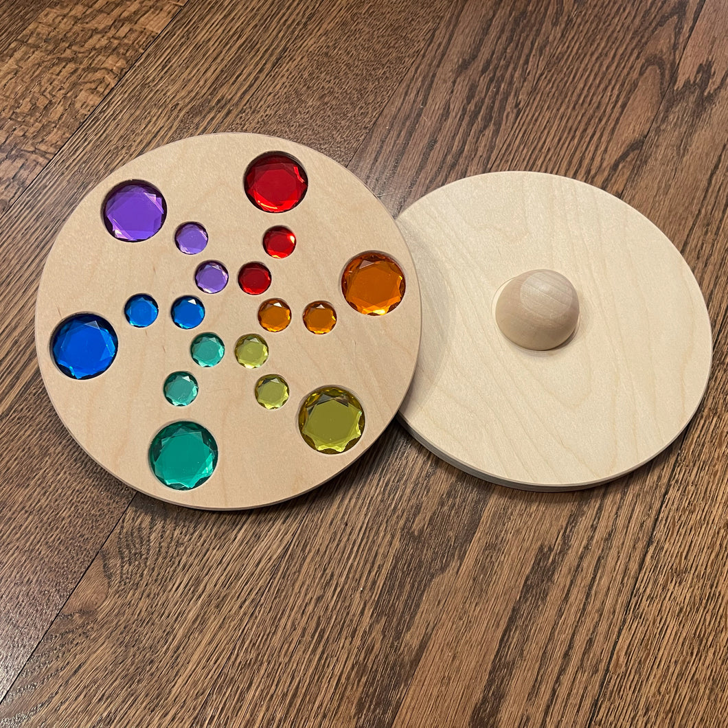 Wooden Gem Spinner